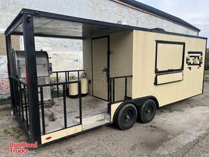 2021 8.5' x 14' Freedom Barbecue Food Trailer with Fire Suppression System