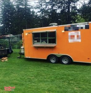 2017 - 8'x 16' Mobile Kitchen Food Concession Trailer