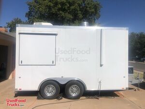 Inspected, Lightly Used 2020 - 8.5' x 14' Worldwide Kitchen Concession Trailer.
