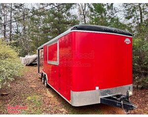 2019 -  8.5' x 22' Food Concession Trailer | Mobile Kitchen Vending Unit with Porch