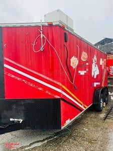 Kitchen Food Concession Trailer with Pro-Fire Suppression