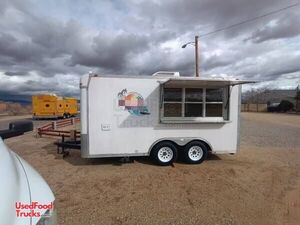 Licensed & Permitted - 8.5' x 16' Cargo Craft Shaved Ice Concession Trailer