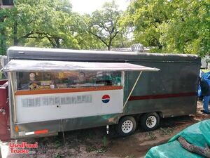 Used Food Concession Trailer with Gooseneck Hitch