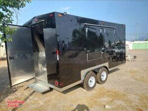 Brand New 2022 8' x 16' Food Concession Trailer / Never Used Kitchen Vending Unit.