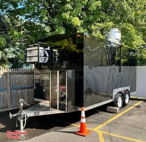 Brand New 2022 8' x 16' Food Concession Trailer / Never Used Kitchen Vending Unit.