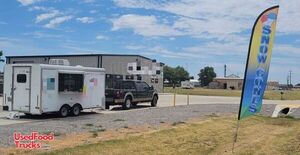 Lightly Used Turnkey 2020 Cargo Craft Mobile Coffee and Shaved Ice Trailer