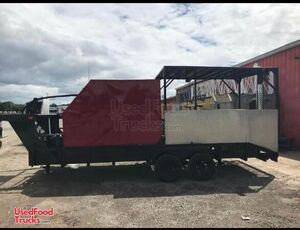 Gooseneck Crawfish Cooking Trailer with Custom Cooking Pot and Refrigeration Unit