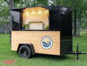 2025 5' x 9.5' Beer Tap Trailer Mobile Kegger Beverage Tailgating Trailer with Solar Power