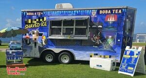 2017 8' x 18' Shaved Ice Trailer Snowball Concession Trailer