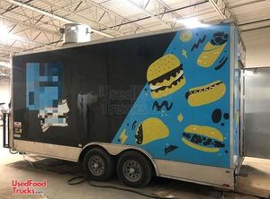 2021 Quality Cargo 8' x 18' Commercial Mobile Kitchen Food Vending Trailer.