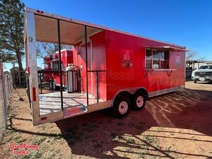 2014 - 8.5' x 24' Freedom Food Concession Trailer with 6' Open Porch.