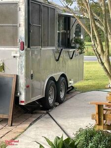 21' Fully Stocked & Loaded BBQ / Seafood Concession Trailer w/ Full Commercial Kitchen