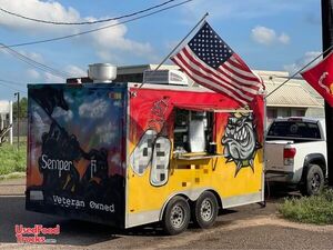 2018 8.5' x 14' Kitchen Food Concession Trailer with Fire Suppression System