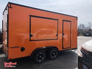 Like-New 2021 - 7' x 16' Empty Concession-Mobile Vending Trailer.