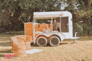 Cute and Charming 4' x 8' WW Mobile Bar Horse Trailer with 2022 Interior.