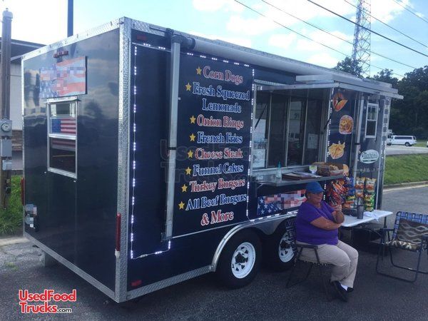 2012 - 8.6' x 18' Quality Trailer Mobile Kitchen Food Concession Trailer