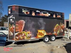 Nicely Equipped Kitchen Food Concesssion Trailer with Pro Fire System