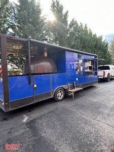 Loaded Ready to Roll 2018 8.5' x 24' Freedom Wood Fired Pizza Trailer
