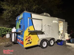 2020 7' x 16' Kitchen Food Trailer with Fire Suppression System | Concession Trailer