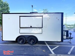 2023 8.5' X 16' Kitchen Food Concession Trailer with Pro Fire System