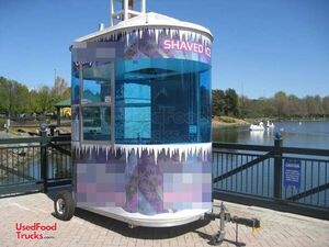 2002 - Snowie All-Weather Shaved Ice Concession Trailer / Kiosk.