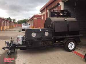 2012  - 5.5 x 10' Commercial BBQ Grill & Smoker Food Trailer