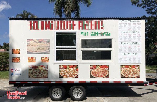 2019 - 8.5' x 18' Pizza Concession Trailer - Only Used for Six Months