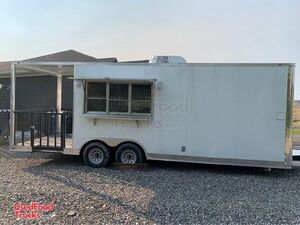 BRAND NEW 2021 Eagle Cargo 8.5' x 18' Kitchen Food Trailer with 6' Porch.