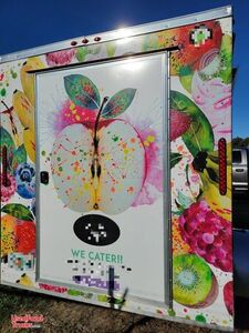 2021 - 7' x 7' Lightly Used Compact Food Concession Trailer / Mobile Crepe Vending Unit
