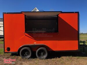 Brand New Ready-to-Outfit V-Nose Empty Mobile Food Concession Trailer