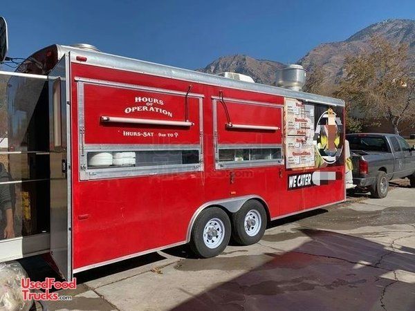 Used Food Concession Trailer / Mobile Kitchen Unit w/ Pro Fire Suppression System