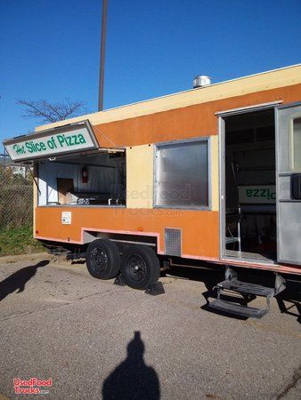 Fully Self-Contained and Turnkey Ready 8' x 20' Pizza Concession Trailer.