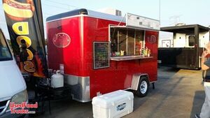 2017 Lark 6' x 12' Street Food Concession Trailer / Used Mobile Kitchen