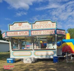 16' Waymatic Carnival-Style Fun Fair Foods Vending Concession Trailer.