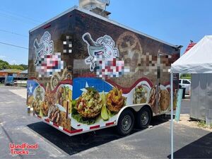 Ready to Work 8' x 16' Mobile Food Vending Trailer - Food Concession Trailer with Pro-Fire