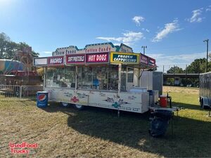 Nicely-Equipped 2008 - 8.5' x 20' Carnival Style Food Concession Trailer.