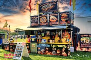 2001 7' x 18' Wells Cargo Kitchen Food Concession Trailer with Fire Suppression