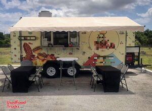 2021 8.5' x 20'  Kitchen Food Concession Trailer with Pro Fire System