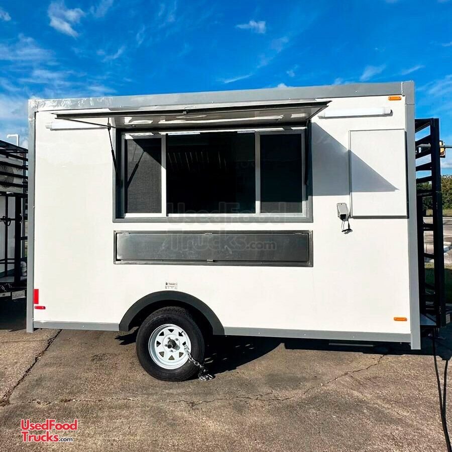LikeNew 2024 8' x 12' Concession Trailer Mobile Street Vending Unit