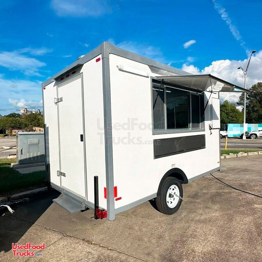 LikeNew 2024 8' x 12' Concession Trailer Mobile Street Vending Unit