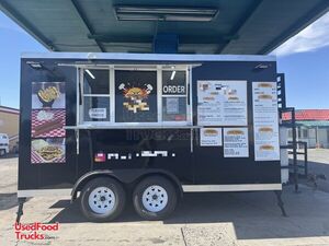 2025 8' x 14' Mobile Kitchen Food Concession Trailer with Fire Suppression System