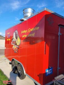 Like New - 2023 8' x 16' Kitchen Food Concession Trailer w/ Fire Suppression System