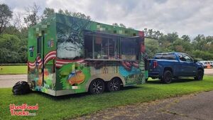 2015 9.5' x 13.5' Kitchen Food Concession Trailer with Fire Suppression System