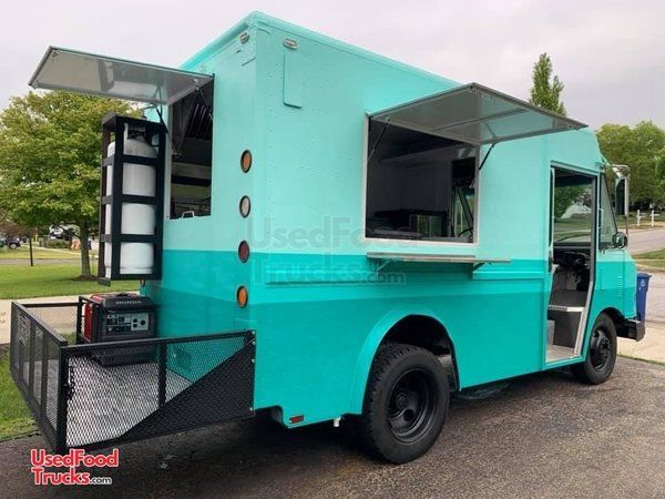 Low Mileage GMC Diesel Step Van Food Truck with a Commercial Kitchen.