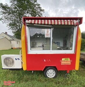 Compact 2018 8' Long Never Used Street Food Vending Concession Trailer