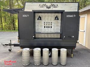 2025 5' x 8' Mobile Draft Bar Trailer Beverage Concession Unit w/ Solar Power