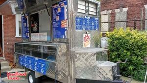 Compact Mini Mobile Food Unit / Used Hotdog Concession Trailer.