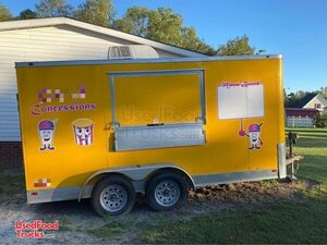 2018 Freedom 7' x 14' Shaved Ice and Popcorn Concession Trailer.
