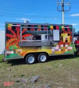 Turnkey - 16' Kitchen Food Concession Trailer with Fire Suppression System