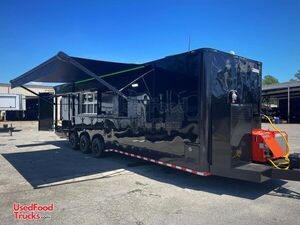 Loaded 2023 8.5' x 32'  Kitchen Food Concession Trailer with Bathroom + Pro Fire System